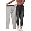 zsangbee Jeans termici da donna foderati in pile jeans invernali skinny jeans caldi pantaloni in denim