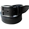 CHARRO C4008 Cintura Casual Uomo (nero, girovita 115 cm, lungh. tot. cint. 130 cm)