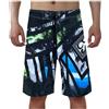 Generico Costume Da Bagno Uomo Pantaloncino Bermuda Costumi Lungo Corto Pantaloncini Surf Taglie Forti Boxer Fiori Americani Cotone Swimming Shorts Men Slip Gym Di Ibisco Mutanda Napoli a In Felpa,Blu,M