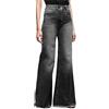 tinetill Jeans Donna Pantaloni Svasati Skinny Elasticizzati a Vita Alta Jeans Y2K Pantaloni in Denim a Gamba Larga Jeans Svasati retrò Jeans Bootcut Hip Pantaloni Lunghi Streetwear Vintage