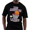 New Era Maglietta oversize da basket NBA Los Angeles Lakers, colore nero, Nero , M