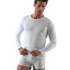 ROSSOPORPORA, 3 Paia di Maglia Intima Uomo a Manica Lunga e Collo a Giro in Caldo Cotone Interlock. Nero Taglia 5