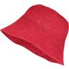 styleBREAKER Cappello da Sole Femminile in Paglia di Carta Pieghevole, Cappello da Pescatore Leggero con Fascia Antiscivolo, Protezione Solare Estiva per Outdoor e Spiaggia, Rosso