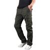VYLYNL - Pantaloni cargo da uomo con fodera in pile, pantaloni tattici con multi tasche, pantaloni cargo da esterno, pantaloni solidi colorati, durevoli, caldi, casual, da lavoro, comodi, con elastico
