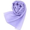 MAPIMANIA - Stola Elegante Donna Color Lilla per Cerimonia e Matrimonio Made in Italy, Scialle coprispalle estivo Chiffon 200x80, Sciarpa Copri spalle per abito