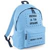 PR Service PRS - Zaino Borsa Personalizzato in Stampa Digitale,per Uomo Donna Bambino,zaino con la tua Immagine Logo Personaggi, Casual Porta Pc Oggetti Libri Scuola (Azzurro)