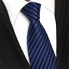 TigerTie Cravatta di design in seta, a righe, Krawattengröße: ca. Länge 150 cm, Breite 8 cm