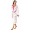 Lady Olga Vestaglia da donna in jersey di lusso in policotone lungo di Lady Olga, taglie UK 10-24, rosa, 22-24