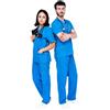 MAZALAT work wear Scrub Medico Donna - Completo Unisex Casacca e Pantaloni | Divise Sanitarie Donna Cotone | Traspirante e Comodo per Medici, Infermieri, OSS e Personale Sanitario