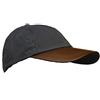 WALKER AND HAWKES Berretto da baseball unisex in cotone cerato - Visiera in pelle - Taglia unica, Blu scuro, Taglia unica