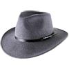 Classic Italy - Cappello Fedora Feltro Ripiegabile Idrorepellente Tesa Larga Classic Wide Fedora