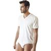 Nottingham 6 Pezzi Maglia Uomo Mezza Manica Scollo a V TV16 in Lana e Cotone