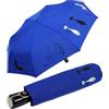 Doppler Mini ombrello tascabile on/off automatico Cats Friends, blu, 98 cm, Gatto a tema moderno