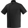 EGOCHEF Giacca Cuoco Microfibra con Maniche Corte (NERO, L)