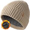 FURTALK Beanie Hat Uomini Donne Cappelli Invernali Foderati in Pile Cappello Termico Caldo Cappello a Maglia Cuffed Beanie Unisex Plain Skull cap