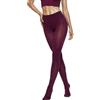 sofsy Collant Donna Bordeaux 40 Denari con Cuciture Piatte e Resistenti | Traspiranti per Look Primaverili e Summer Trip | Made in Italy | Taglia L