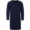 Henry Terre Camicia da notte da uomo, a maniche 1/1, taglia M-3XL, blu navy, XL