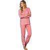 Linclalor Pigiama donna in 100% cotone caldo art. 992206