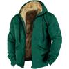 Generico Giubbino Uomo Inverno Giacca Invernale Uomo Antivento Neve Giacca Elegante Giubbotto Pesante Taglie Forti Jacket Trekking Tattico Softshell Snowboard Abbigliamento 2#Verde Scuro XL