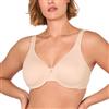 DELIMIRA Donna Reggiseno Minimizer Taglie Forti | con Ferretto, Senza Cuciture, Senza Imbottitura, Coppa Completa