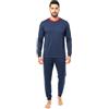 o-day De Fonseca Pigiama Uomo Invernale Lungo 100% Caldo Cotone Interlock in Scatola Idea Regalo di Natale