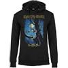 Iron Maiden Felpa Ufficiale Fear of The Dark. Felpa con Cappuccio Unisex in Cotone. vestibilità Regular per Adulto e Ragazzo XS