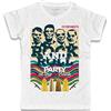 3styler T-Shirt Uomo Bianca Point Break - Surf California Onde Wave - Ex presidenti - Keanu Reeves e Patrick Swayze - Uvamara per Linea Amazink - Cotone Fiammato (Slub) 150 gr/mq