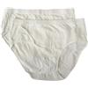 Cotonella 6 Pezzi Slip Donna 8126S Midi in Cotone Elasticizzato a Vita Alta, Bianco 4/L