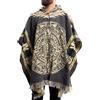 Gamboa Premium Poncho Uomo Alpaca Cappotto Giacca Leggero Poncho Coperta Autunno Inverno Prodotto nell'Ecuador