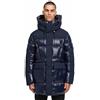 STONE HARBOUR Giacca invernale da uomo (S-3XL) - effetto opaco lucido, cappuccio regolabile - N122, blu navy, S