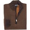 U.S. Grand Polo Equipment & Apparel Maglione Maglia Uomo a Collo Alto Lupetto Mezza Zip Taglie Forti 3XL 4XL 5XL 6XL