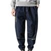 vokkrv Jeans Uomo Elastici in Vita Pantaloni di Denim Slim Fit Hip Hop Casual Moda Gamba Dritta Lavaggio Vintage Larghi Pantaloni da Lavoro Stretti alle Caviglie M-8XL