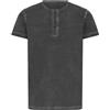 !Solid Tihn T-Shirt A Maniche Corte Maglietta da Uomo con Collo Grandad in Cotone 100%