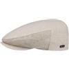 LIPODO Coppola Uomo Lino Beige Made in Italy 60% Cotone 40% Lino Berretto con Visiera Inserto e Fodera in Rete Estivo Primavera Estate