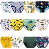 JackLoveBriefs Slip Bambino Ragazzo Mutande in Cotone 3-4 Anni,Pacco da 12,Multicolore,Dimensione:110