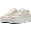 PUMA Sneakers Court Lally Skye Sneakers in Suede da Donna 38, Frosted Ivory White