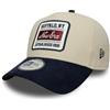 New Era Cappello Patch Suede 9Forty E-Frame Beige Blu