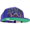 Mitchell & Ness NBA/HWC Champ Stack Cappellino Snapback da Baseball - Toronto Raptors, Viola, 100% Poliestere, Regolabile, Uomo, Donna, Bambino, Unisex, Primavera, Estate, Autunno, Inverno