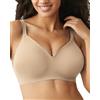 Channo Reggiseno Senza Ferretto Donna: Scollo a V Push-Up Invisibile Confortevole (Beige XL)