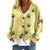 Gienslru Cardigan Donna Invernale Maglione Golfino A Lungo Pullover Giacca Maglioni con Scollo Aperto Sul Davanti Maglieria Leggero Cappotto Oversize Maglia Giacca Softshell Autunno Di Natale Elegante