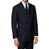 VEQUÈ Abito da Uomo Cerimonia Elegante Doppiopetto Vestito Completo Sartoriale Doppio Petto Giacca e Pantalone Formale (IT, Numero, 56, Regular, Regular, Blu)