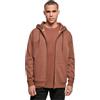 Build Your Brand Heavy Zip Hoody, Felpa con Cappuccio Uomo, Bark, 4XL