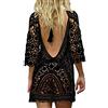 EDOTON Costumi Interi da Bagno per Donna, Costume da Bagno Bikini in Crochet con Pizzo Aperto
