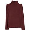 Cotonella GD283 Maglia Donna Lupetto Manica Lunga in Modal e Cashmere - Dolcevita Ultralight Morbido e Traspirante - Bordeaux, 4/L