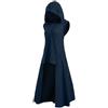 Duohropke Mantello da donna con cappuccio Assassins Creed, costume medievale, gotico, con cappuccio, taglie forti, per cosplay, vintage, taglie forti, mini abito con cappuccio irregolare