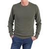 Marenza Maglia Girocollo Uomo Misto Cashmere Made In Italy Maglione Paricollo Manica Lunga Cachemire Doppio Filo Autunno Inverno Pullover Nero Beige Bianco Grigio Ragazzo Polo Invernale