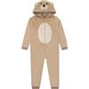 Harry Bear Pigiami Intero Orso, Pigiama Bambino con Orecchie 3D, Pigiama Ragazzo, Marrone 4-5 Anni