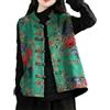 Generic Stile Cinese Hanfu Top Giacca Imbottita Donna Orientale Primavera Gilet Rosso