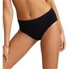 Intimitaly Set 6 Slip Donna Cotone Vita Alta Mutande Donna Cotone Midi Anallergiche Anatomiche (XL, 6 Neri)