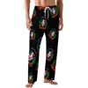 JIUFOTK Pantaloni da pigiama larghi da uomo con stemma della Repubblica Dominicana, pantaloni morbidi da salotto con elastico in vita